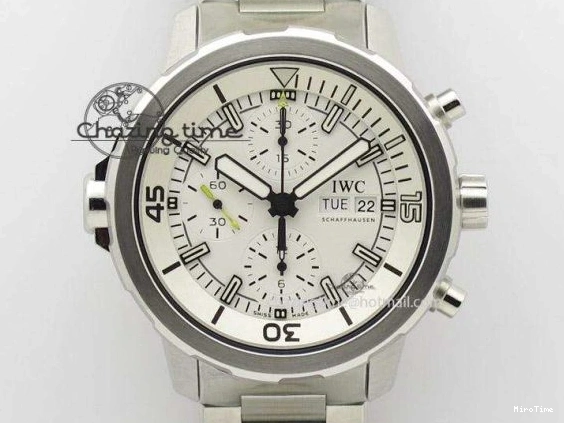 MIROTIME 0210 ZeroBulk Mark XVIII IW327002 MKS 1:1 Best Edition White Dial On SS Bracelet MIYOTA 9015 V 7209